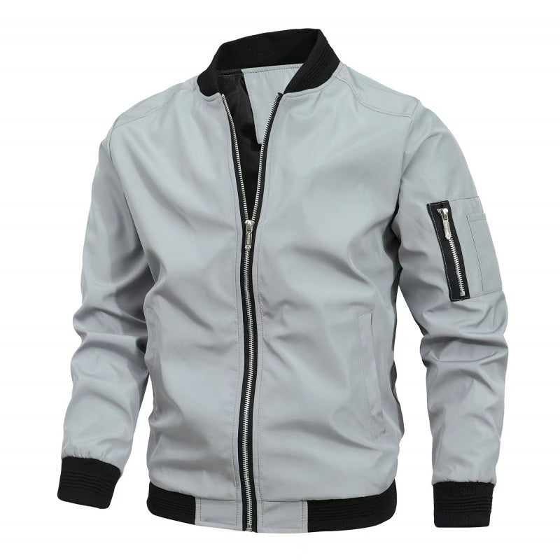 Herren Modische Bomberjacke mit funktionalen Taschen Nord Taschen