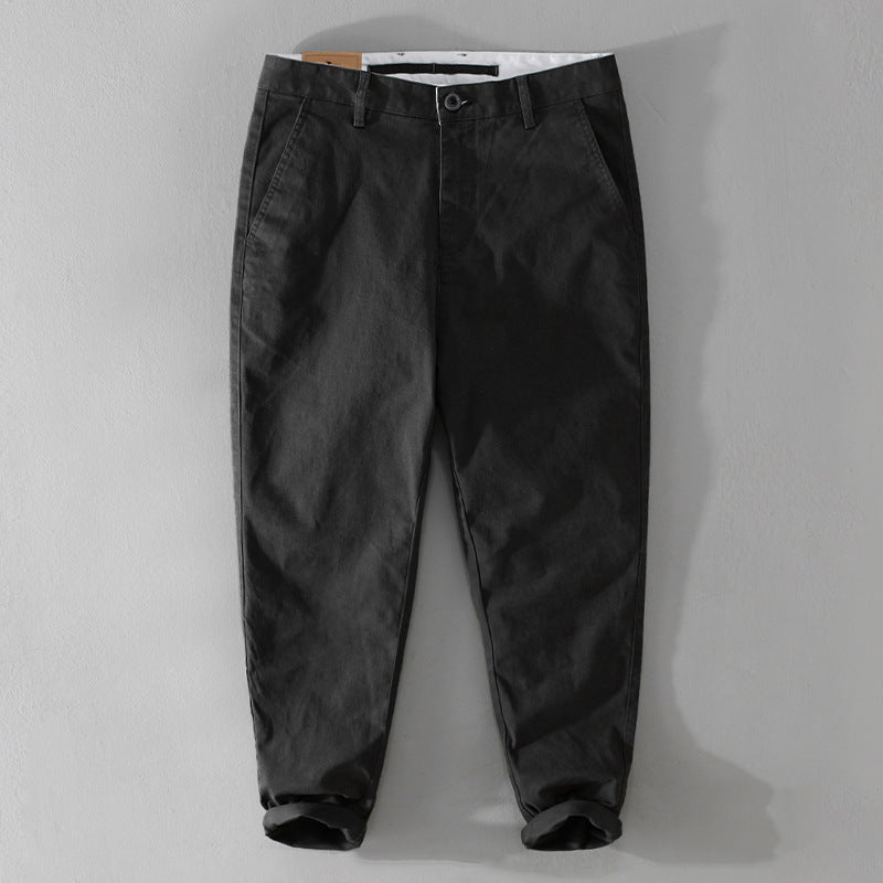 Herren Konisch zulaufende Baumwoll-Chino mit legerer Passform Nord Taschen