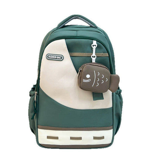 Damen Freizeit-Rucksack mit funktionalem Fächerdesign und kreativen Anhängern Nord Taschen