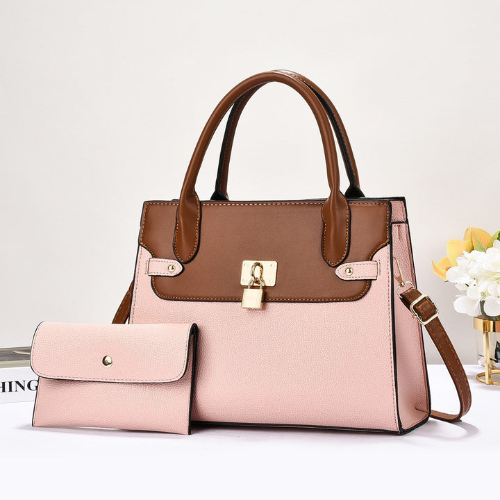 Damen strukturierte Handtasche mit abnehmbarer Mini-Geldbörse Nord Taschen