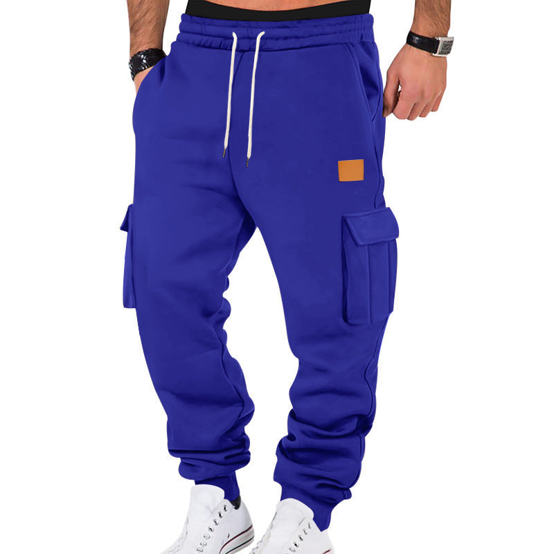 Herren Cargo-Jogginghose mit Seitentaschen und elastischem Bund