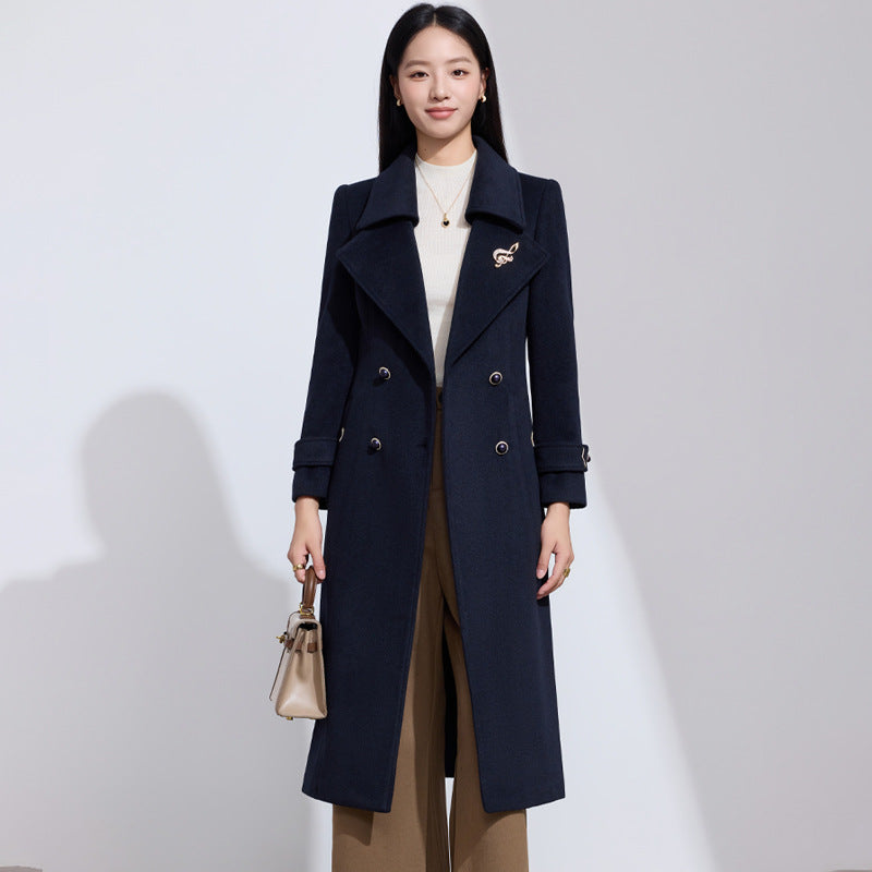 Eleganter Wollmantel Damen