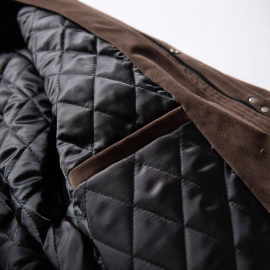 Herren Kurzblouson aus Canvas mit Knebelverschlüssen und elastischem Saum Nord Taschen