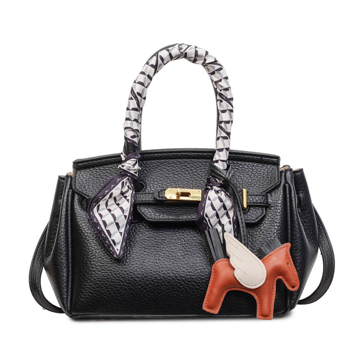 Damen modische Handtasche mit stilvollem Halstuch-Design Nord Taschen