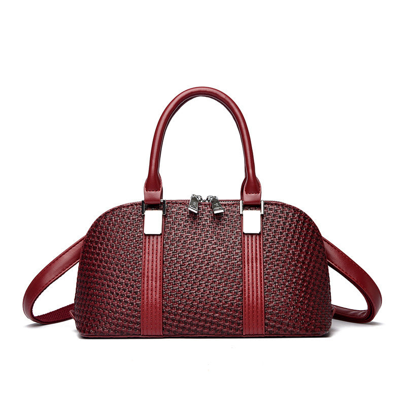 Damen modische Handtasche mit geflochtenem Design und verstellbarem Schulterriemen Nord Taschen