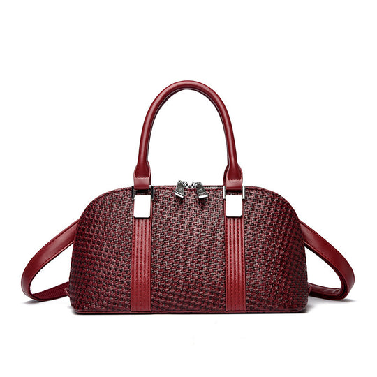 Damen modische Handtasche mit geflochtenem Design und verstellbarem Schulterriemen Nord Taschen