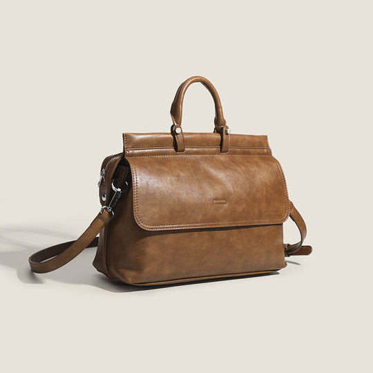 Damen Henkeltasche aus weichem Kunstleder mit abnehmbarem Schulterriemen Nord Taschen