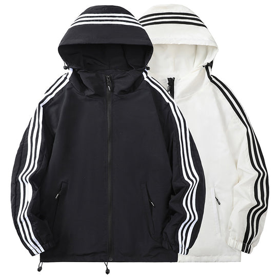 Herren Sportliche Übergangsjacke mit Kapuze und reflektierenden Akzenten Nord Taschen