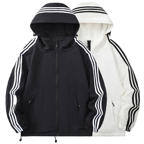 Herren Sportliche Übergangsjacke mit Kapuze und reflektierenden Akzenten Nord Taschen