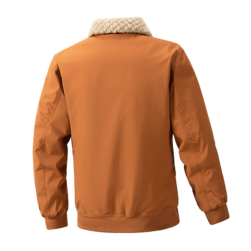 Herren Bomberjacke mit Teddykragen und wasserabweisendem Außenmaterial Nord Taschen
