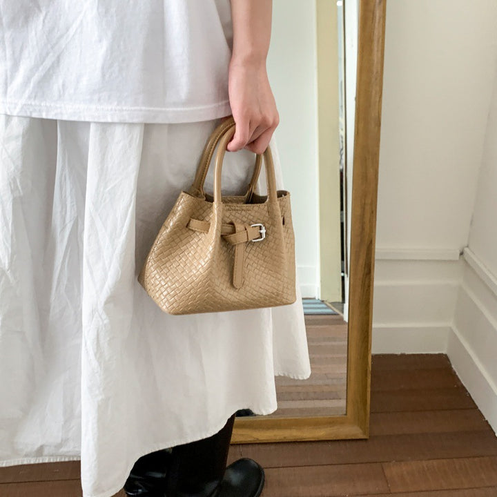 Damen elegante Handtasche mit geflochtenem Design Nord Taschen