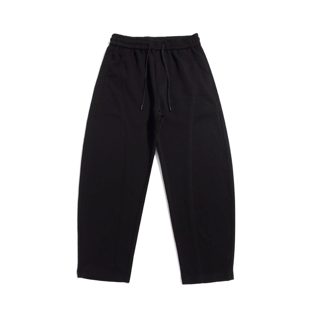 Damen Cropped-Joggerhose mit Ziernähten, hohem Elastikbund und Eingrifftaschen Nord Taschen