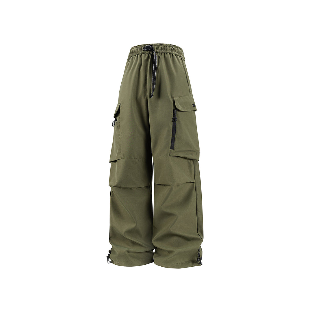 Unisex Weite technische Cargo-Hose mit Multifachtaschen, Tunnelzug und verstellbaren Beinabschlüssen Nord Taschen