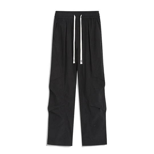 Herren Utility-Cargo-Loungehose mit Tunnelzugbund, Mehrfachtaschen & weitem Bein Nord Taschen