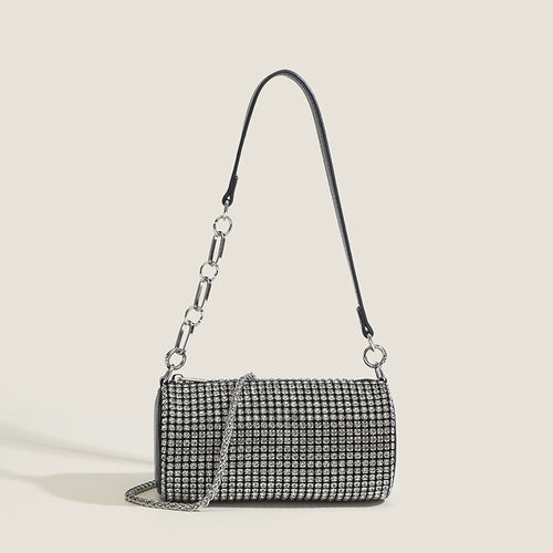 Damen Clutch-Tasche mit elegantem Strassdesign und abnehmbaren Schulterriemen Nord Taschen