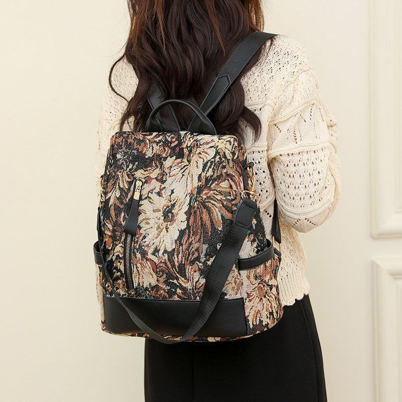 Damen Blumenmuster Rucksack Nord Taschen