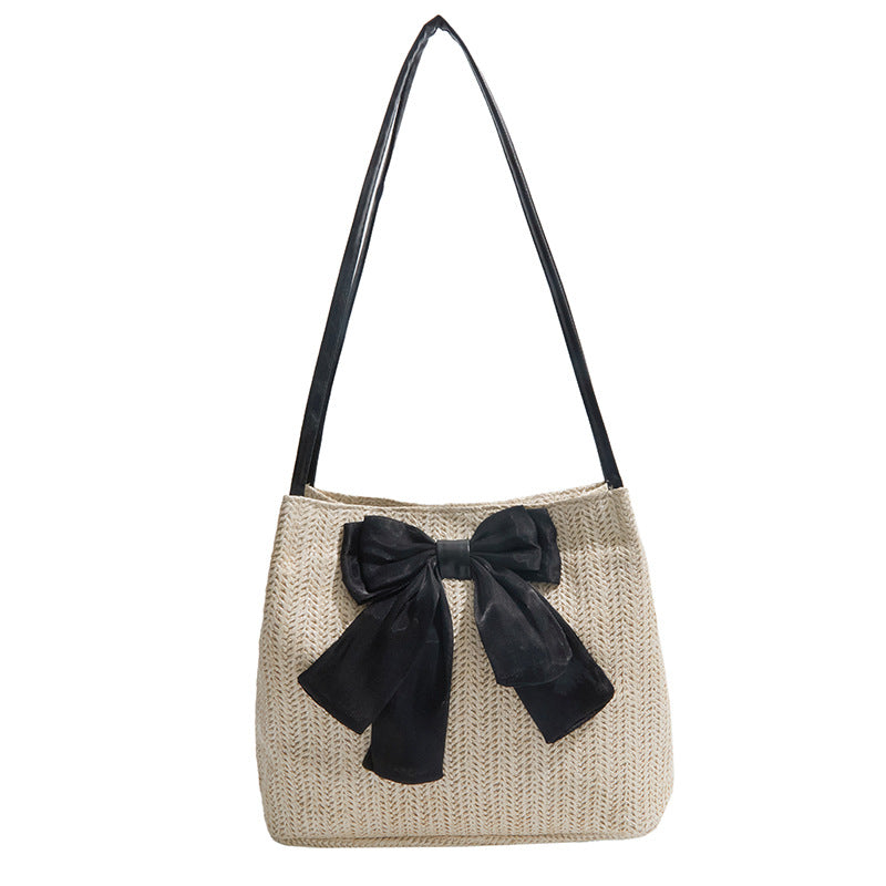 Damen elegante Hobo-Tasche mit dekorativen Schleifendetails Nord Taschen