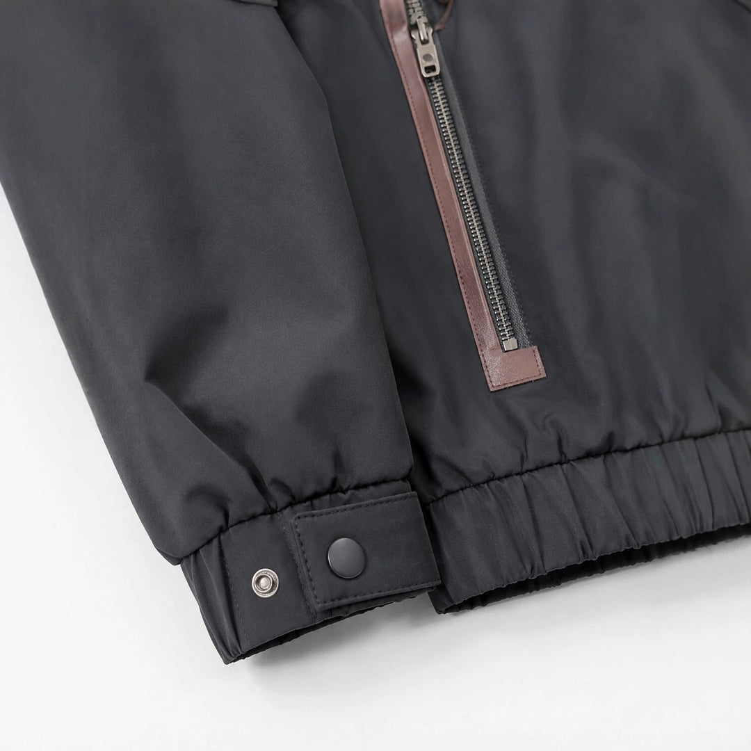 Herren Leichte Softshell‑Hoodiejacke mit wasserabweisender Außenlage, Lederapplikationen und Reißverschlusstaschen Nord Taschen