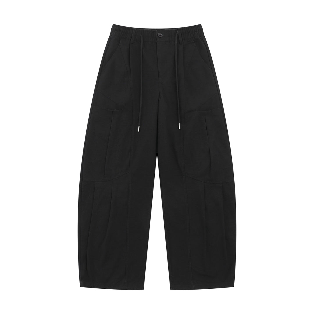 Damen Weite Cargo-Culotte mit elastischem Bund und großen Pattentaschen Nord Taschen