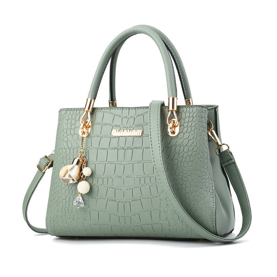 Arvani | Handtasche für Damen - Modische Tasche im minimalistischen Stil mit goldenen Details