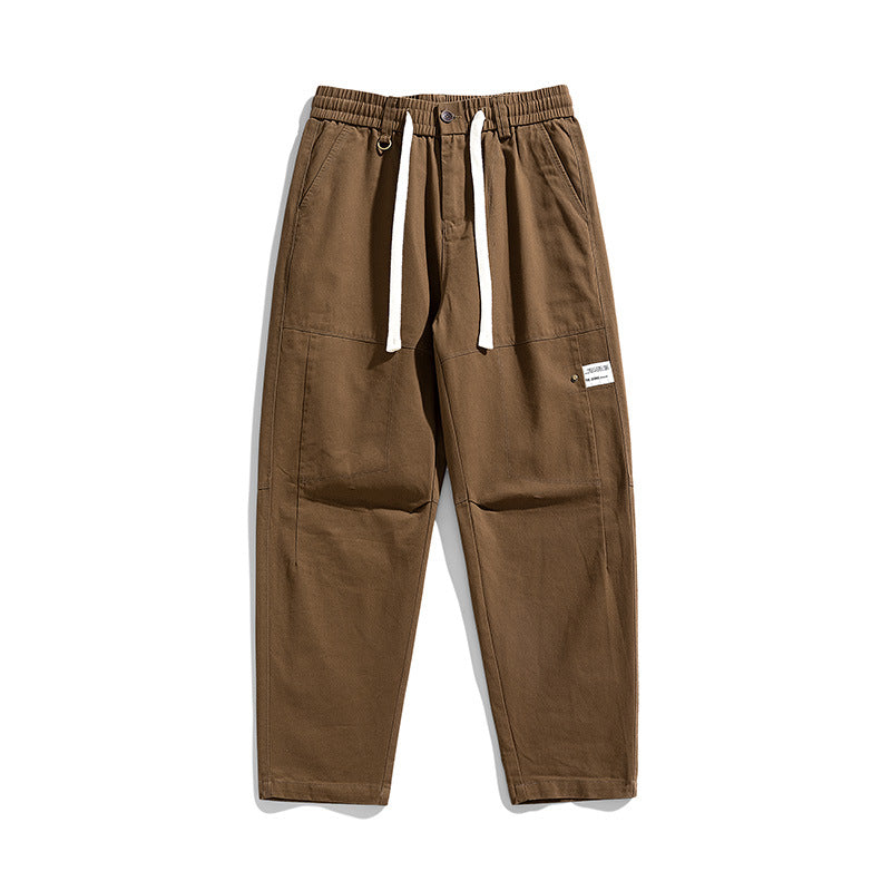 Herren Locker geschnittene Cargo-Jogginghose mit Tunnelzug, Knieabnähern und Utility‑Details Nord Taschen