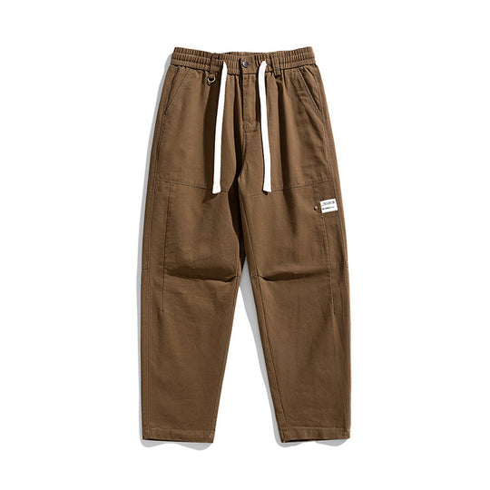 Herren Locker geschnittene Cargo-Jogginghose mit Tunnelzug, Knieabnähern und Utility‑Details Nord Taschen