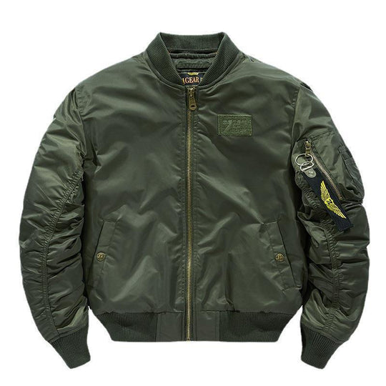 Herren Bomberjacke mit abnehmbarer Kapuzen-Innenseele und gesteppter Thermofütterung Nord Taschen