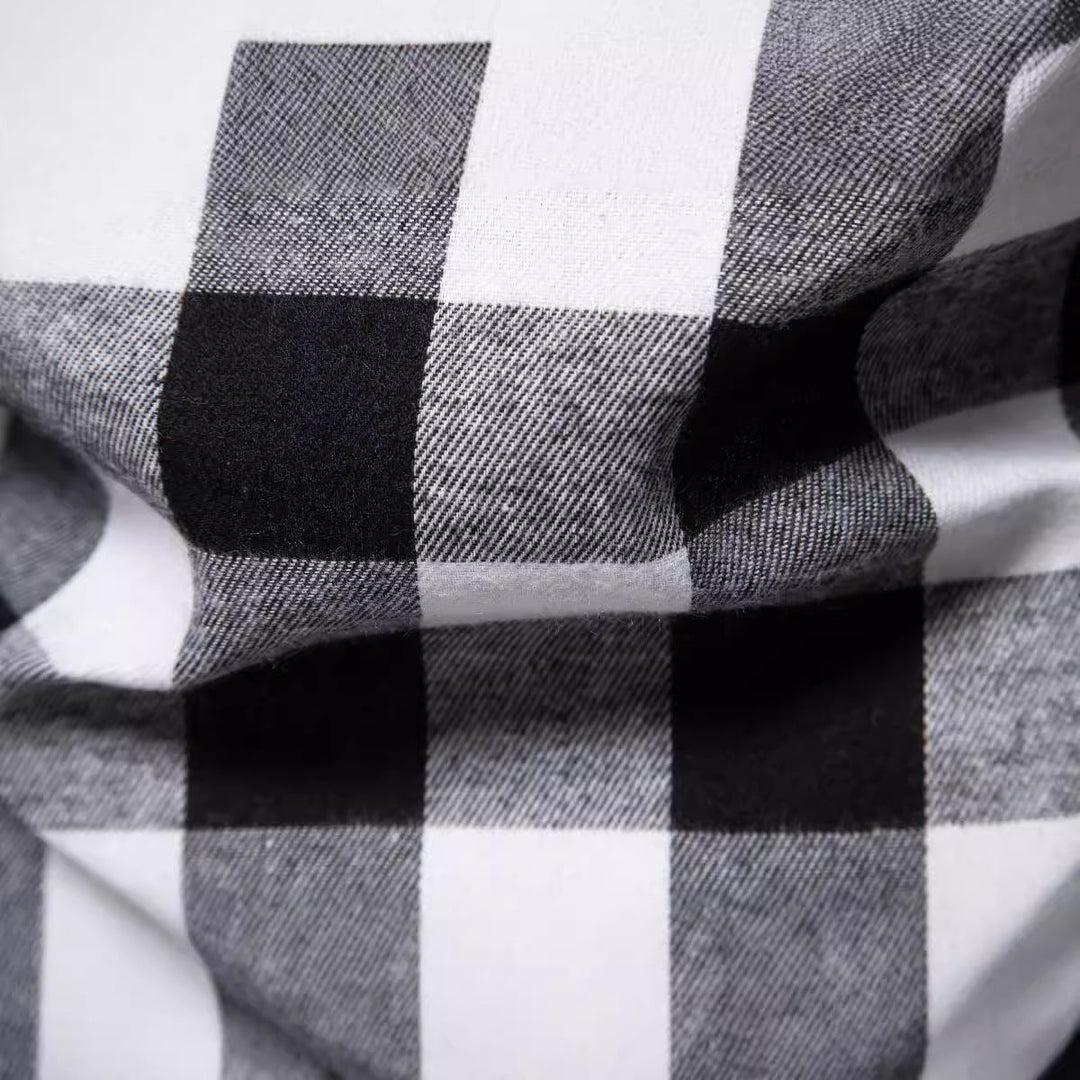 Herren Flanellhemden mit integriertem Kapuzen-Design und lässigem Look Nord Taschen