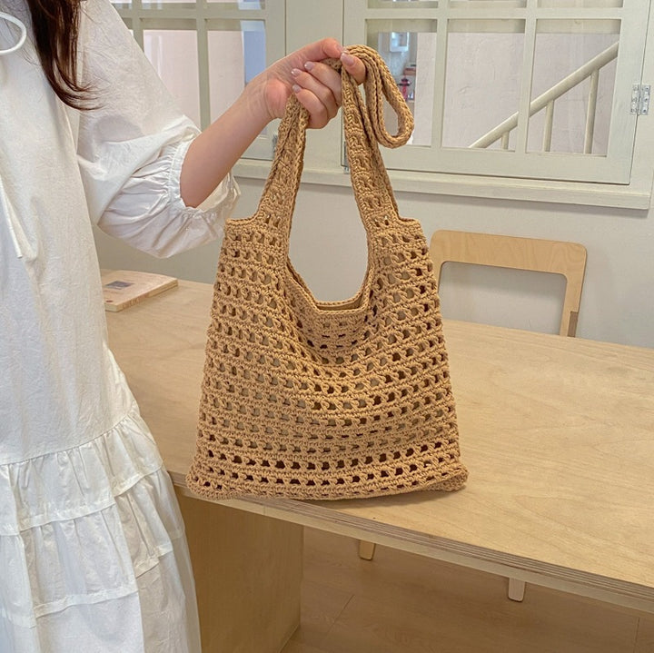 Damen Makramee Strandtasche Nord Taschen