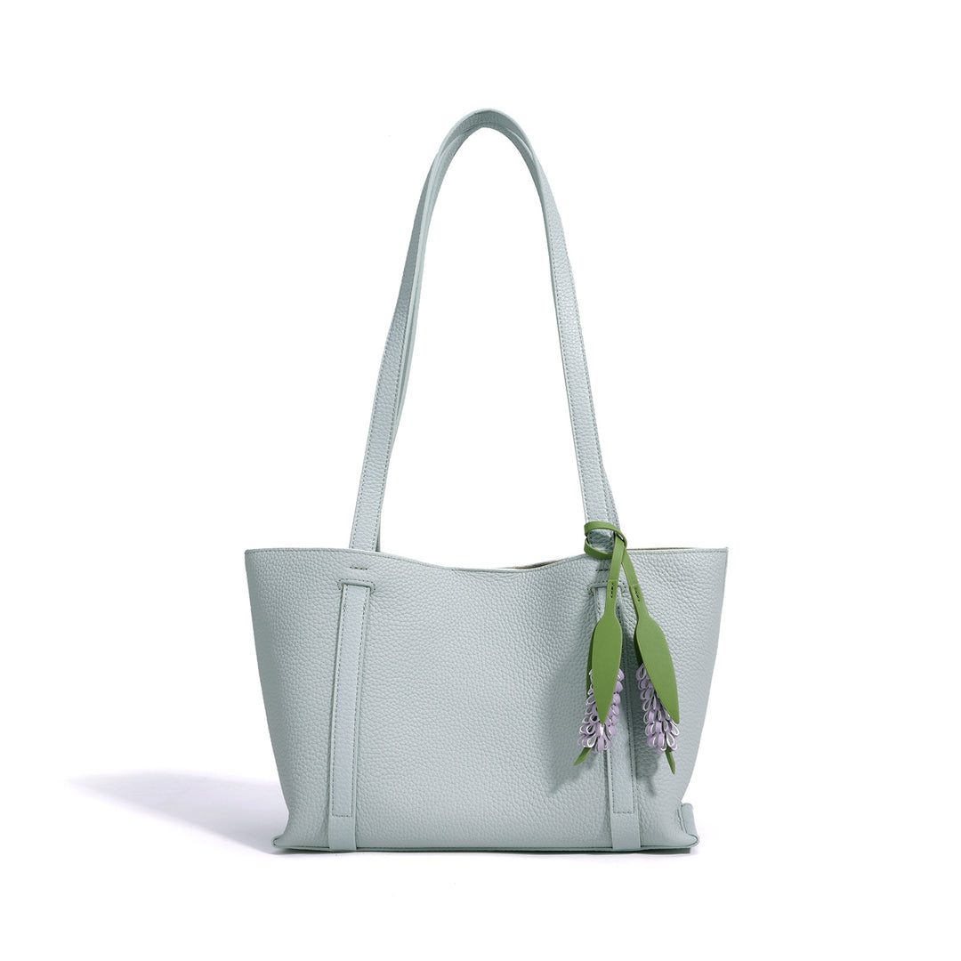 Damen stilvolle Tote-Bag mit floralem Anhänger Nord Taschen