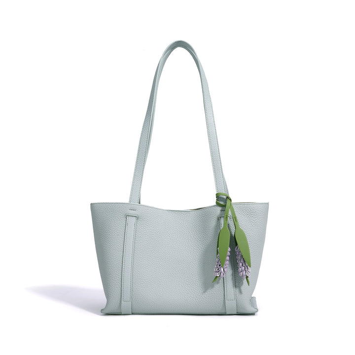 Damen stilvolle Tote-Bag mit floralem Anhänger Nord Taschen