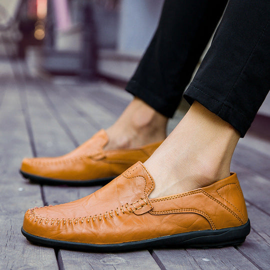 Damen Elegante Mokassins aus hochwertigem Leder mit handgenähten Details