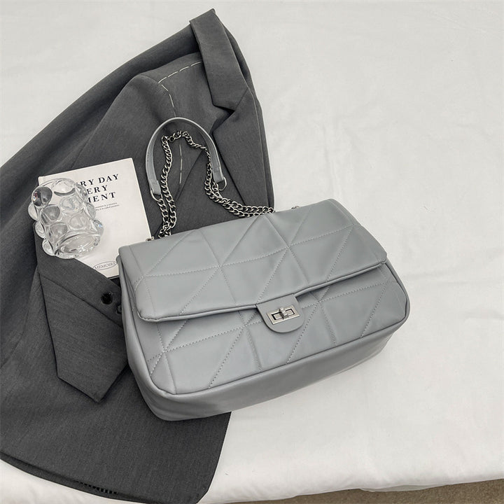 Damen elegante Schultertasche mit ausgeklügeltem Steppmuster Nord Taschen