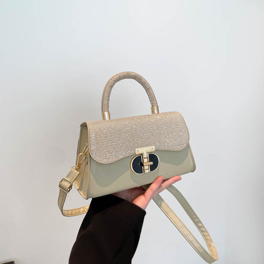 Damen elegante Umhängetasche mit glitzerndem Obermaterial und vielseitigen Trageoptionen Nord Taschen