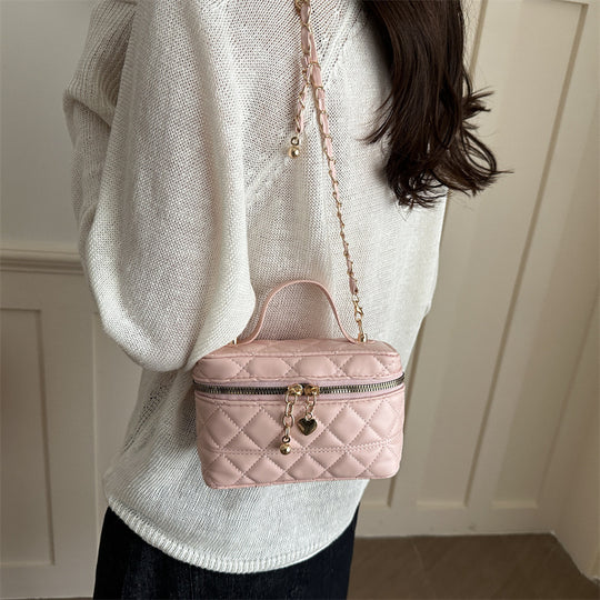 Damen elegante gesteppt Mini-Handtasche mit abnehmbarem Schulterriemen Nord Taschen