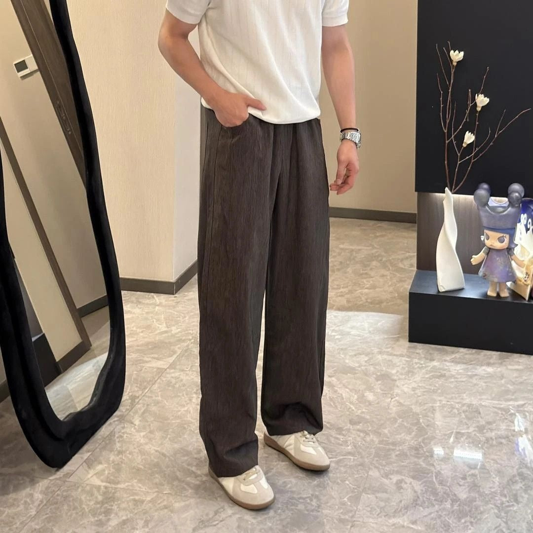 Herren Trendige Weitgeschnittene Denim-Hose Nord Taschen