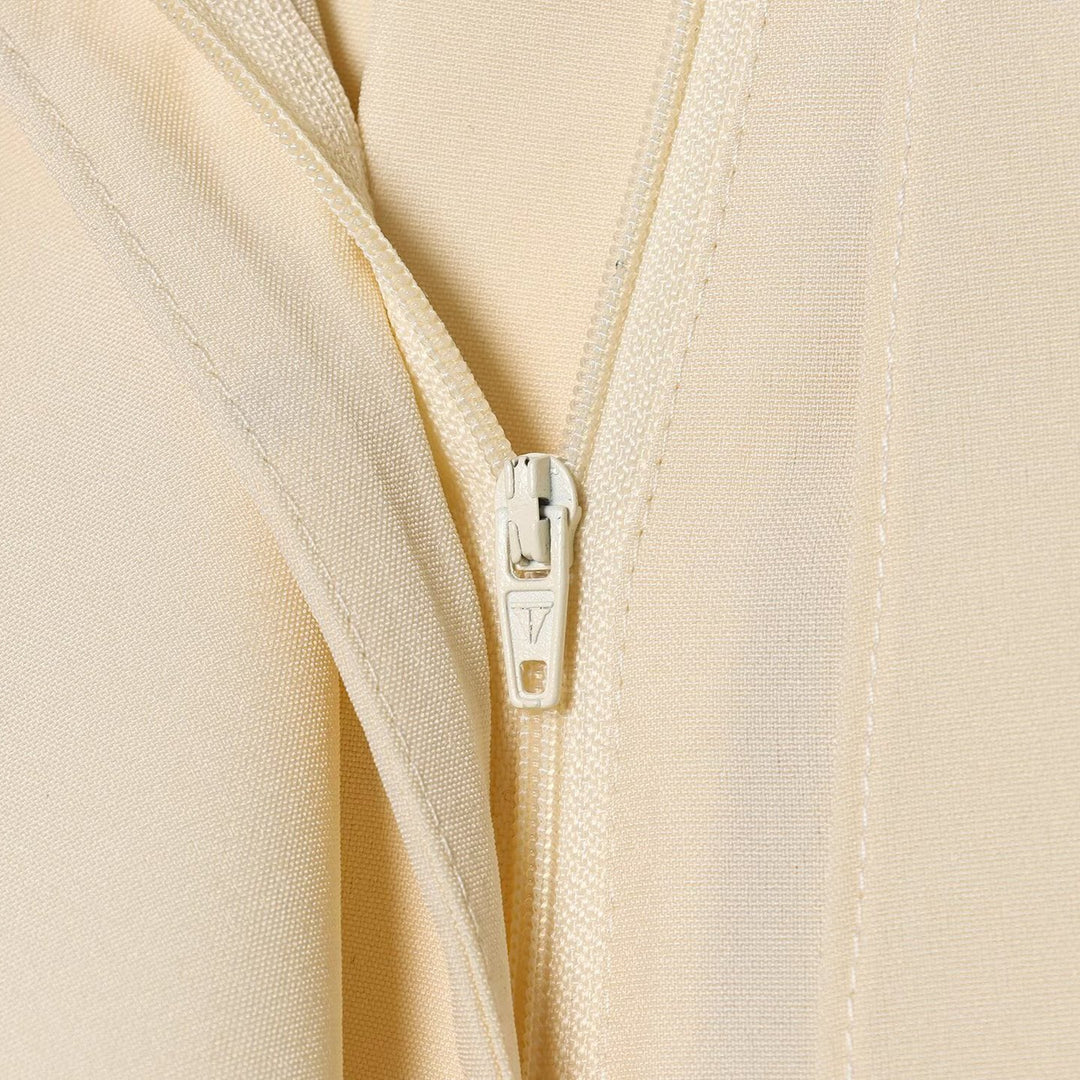 Damen Cropped Palazzo‑Hose mit Tulpenüberlappung und hohem Bund Nord Taschen