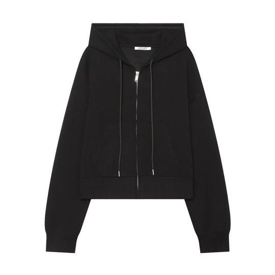 Damen Weite High‑Waist Jersey-Hose mit Tunnelzug und weitem Bein Nord Taschen