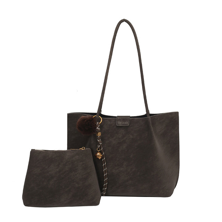 Damen elegante Schultertasche mit abnehmbarem Kosmetiktäschchen Nord Taschen