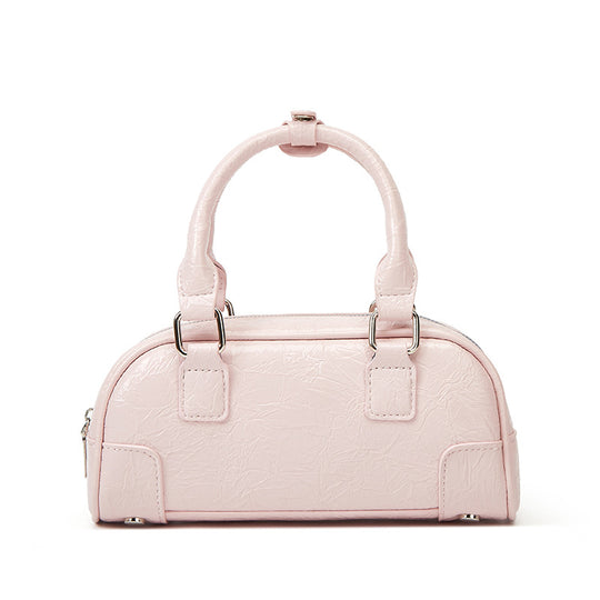 Damen Hobo-Tasche mit glänzender Oberfläche und stilvollen Akzenten Nord Taschen