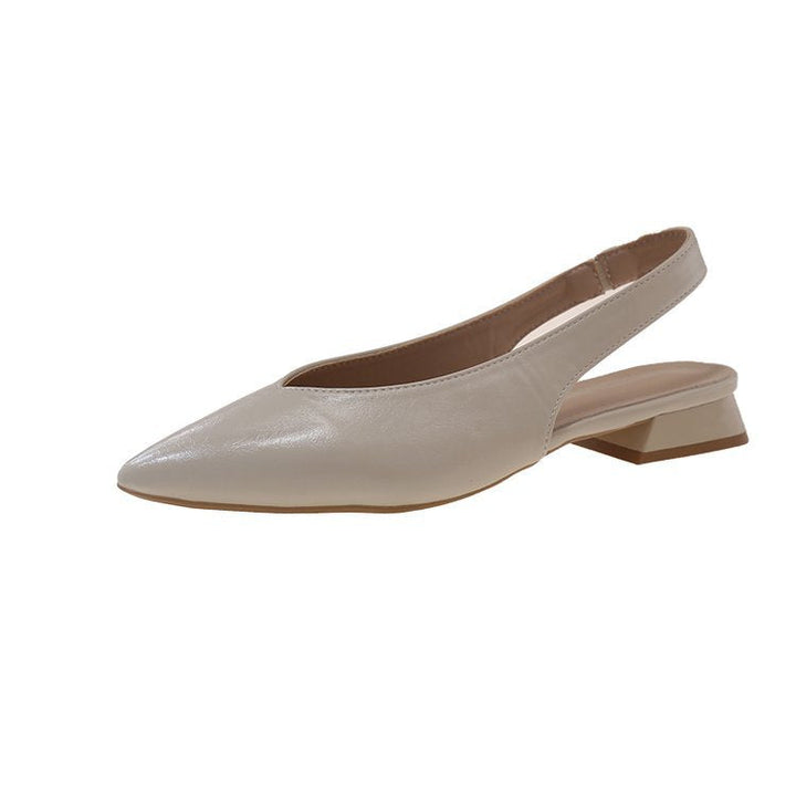 Damen Slingback-Pumps mit elegantem spitzen Design und modischem Blockabsatz