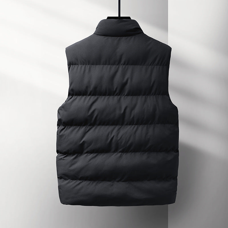 Herren Ärmellose Thermo‑Steppweste mit Stehkragen, winddichter Shell und Reißverschlusstaschen Nord Taschen