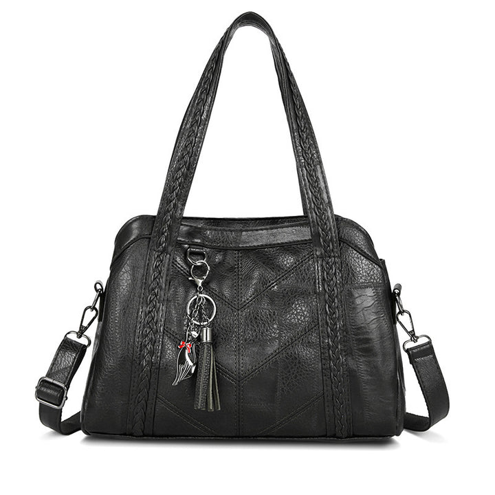 Damen elegante Handtasche mit geflochtenem Design Nord Taschen