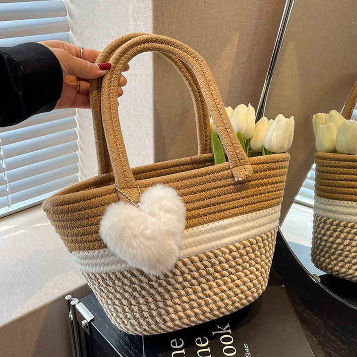 Damen Strandtasche mit elegantem gewebten Design Nord Taschen