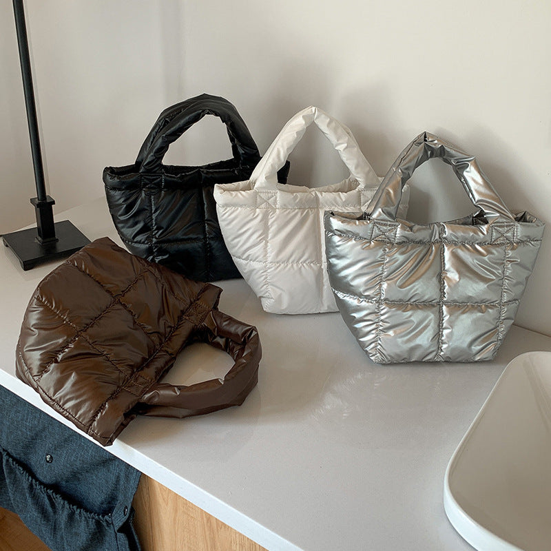 Damen elegante Tragetasche mit modischem Steppmuster Nord Taschen