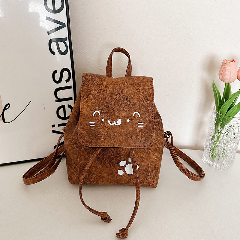 Damen süße Rucksacktasche mit Katzenmotiv Nord Taschen