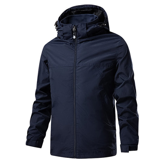 Herren Leichte Outdoorjacke mit verstellbarer Kapuze Nord Taschen 1787797788