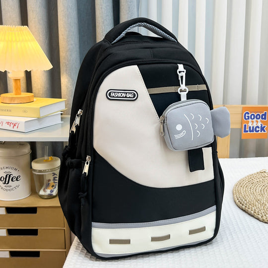 Damen Freizeit-Rucksack mit funktionalem Fächerdesign und kreativen Anhängern Nord Taschen