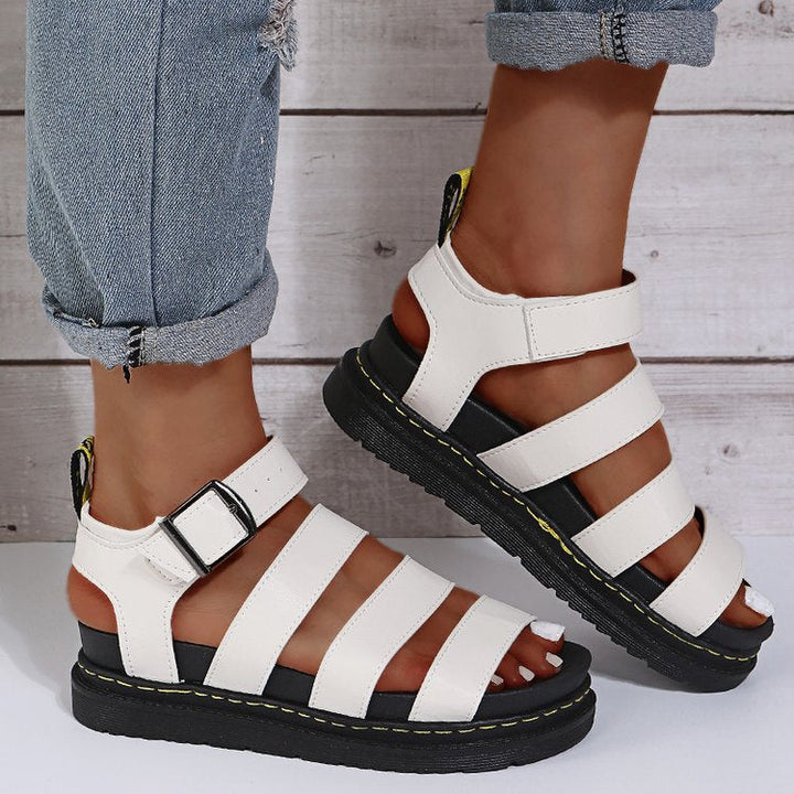 Damen Komfortable und trendige Riemchen-Sandalen