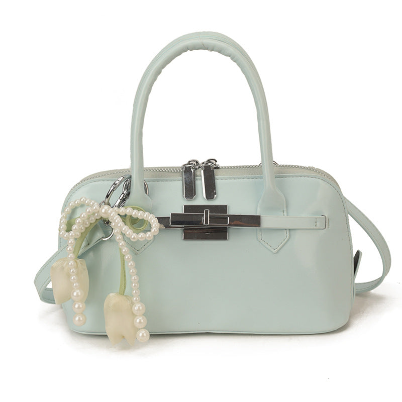 Damen modische Handtasche mit blumiger Schmuckverzierung Nord Taschen